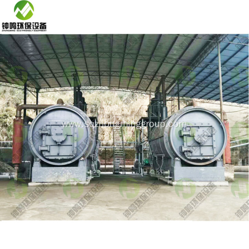 Tires to Oil Pyrolysis Yield Machine